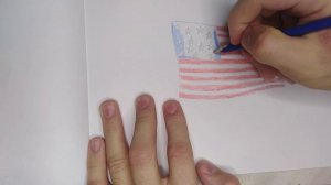 Как нарисовать американский флаг. Рисую флаг США.