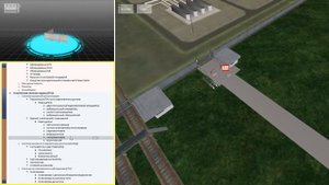 3D стенд с макетами инженерно-технических средств обеспечения транспортной безопасности ОТИ