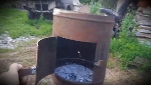 Печка под казан из Газового баллона