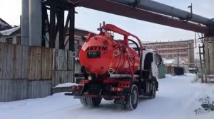 ВАКУУМНАЯ ИЛОСОСНАЯ МАШИНА МВС-8 НА ШАССИ МАЗ 5340 (НАСОС JUROP LC-420)
