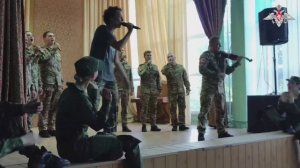 Юлия Чичерина выступила с концертом для военнослужащих в зоне спецоперации