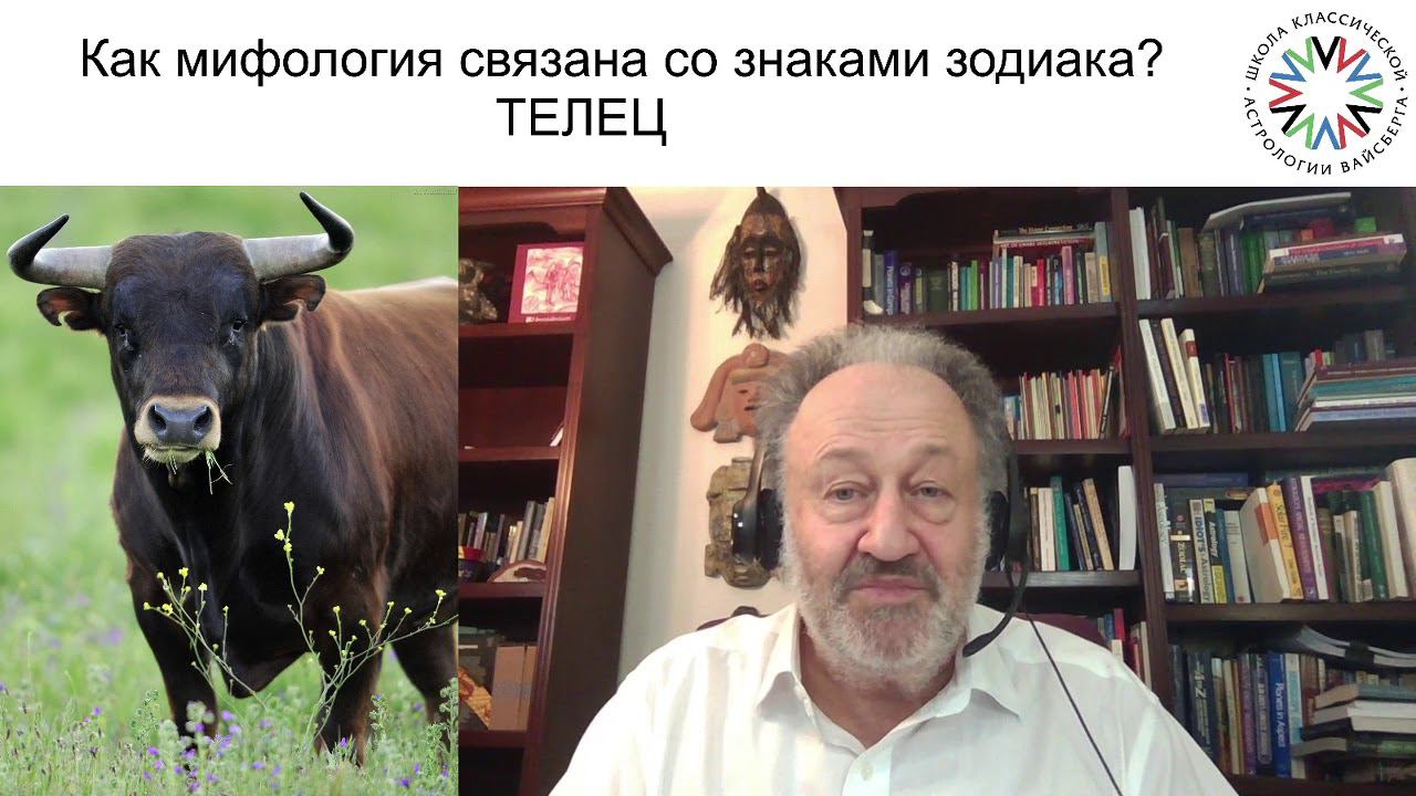 Как мифология связана со знаками зодиака? Телец. Школа классической астрологии Виталия Вайсберга