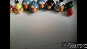 Вся коллекция "Angry Birds" из kinder сюрпризов