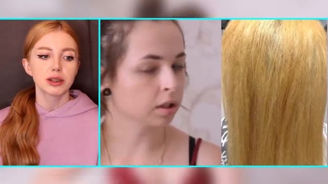 НЕДОВОЛЬНОЙ КЛИЕНТКЕ СОЖГЛИ ВСЕ ВОЛОСЫ ПРИ ВЫХОДЕ ИЗ ЧЕРНОГО В БЛОНД. РЕАКЦИЯ ПАРИКМАХЕРА