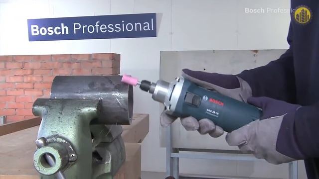 Прямая шлифовальная машина BOSCH GGS 28 LC Professional смотреть онлайн
