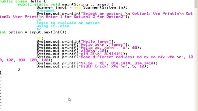 How to use comments and if else Java смотреть онлайн