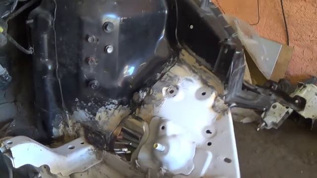 Лобовой удар.Замена лонжерона.Киа Рио. смотреть онлайн