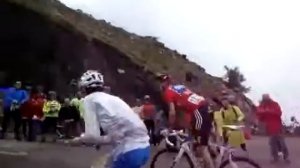 Вуэльта Испании. Подъем на легендарную Альто де Англиру.