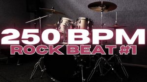 250 BPM - Rock Drum Beat - Loop 1