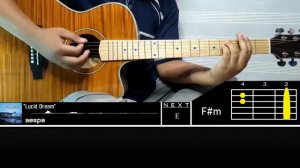 aespa 'LUCID DREAM' guitar cover, chord, lyrics and official audio | 에스파 자각몽