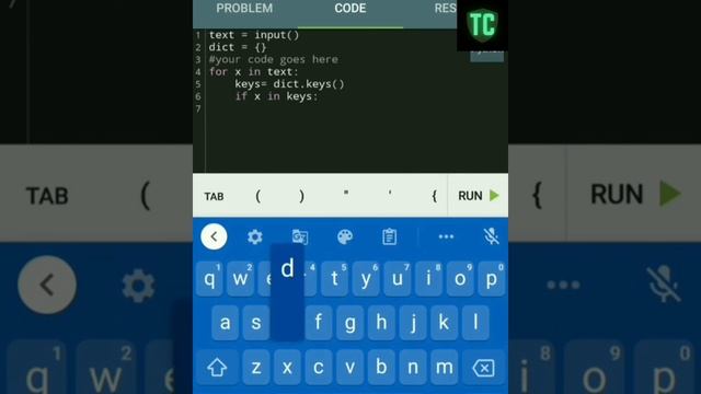 Letter counter | intermediate python3 project answer | sololearn free Certificate courses