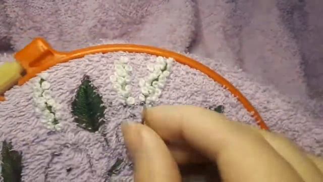 Вышивка на полотенце своими руками Украшаем полотенце в подарок смотреть онлайн