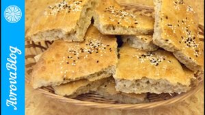 Пшеничные сдобные квадратики на закваске