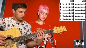 Lil Peep - walk away as the door slams guitar