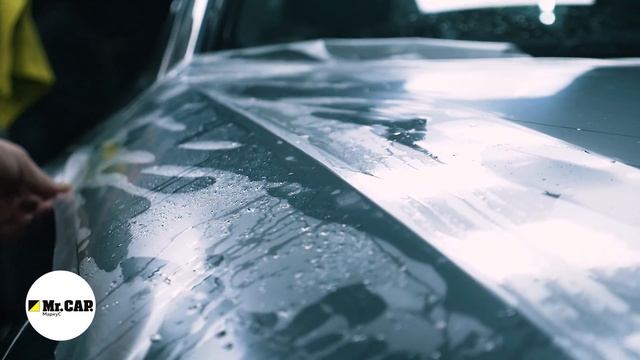 Оклейка Audi A4 в матовую плёнку Suntek PPF
