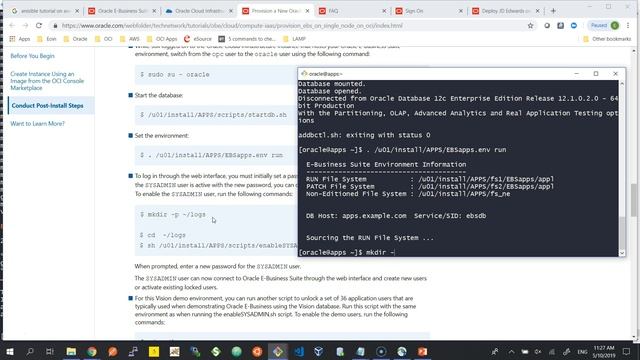 EBusiness Suite Demo Image install on Oracle Cloud смотреть онлайн