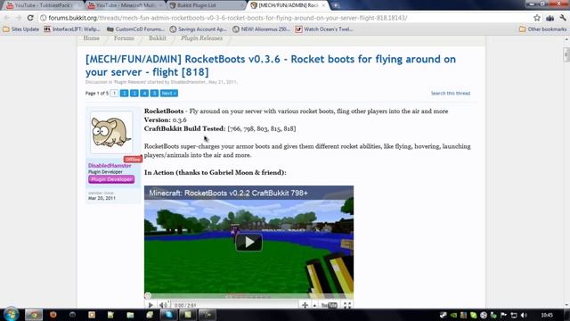 Minecraft Multiplayer Server : How to Install Plugins on Bukkit смотреть онлайн