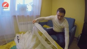 Парапланеризм: Ремонт параплана при порывах ткани