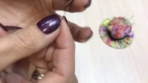 как спрятать нитку оверлока. вариант 2