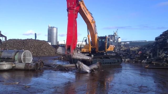 Гидравлические ножницы Rotar RSS на экскаватор смотреть онлайн