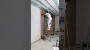 Звукоизоляция стен. Безкаркасная система.  Первый из  5-ти этапов.  Демпферной полотно.(Джут.)