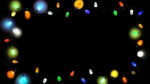 Футаж Гирлянда новогодняя