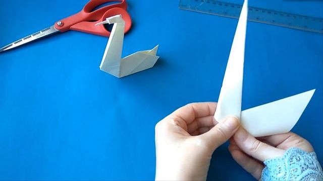 Гусь плавающий из бумаги оригами как сделать гуся из бумаги