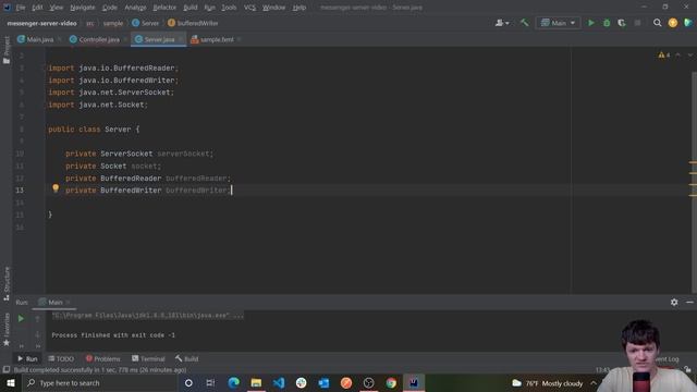JavaFX and Java Sockets - Client Server Messenger смотреть онлайн