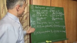 Математика 6 класс   Основные задачи на проценты