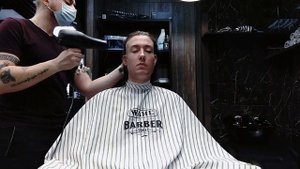 Mens long haircut