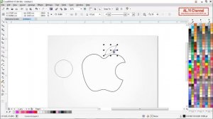 Cara Cepat Membuat Logo Apple CorelDRAW