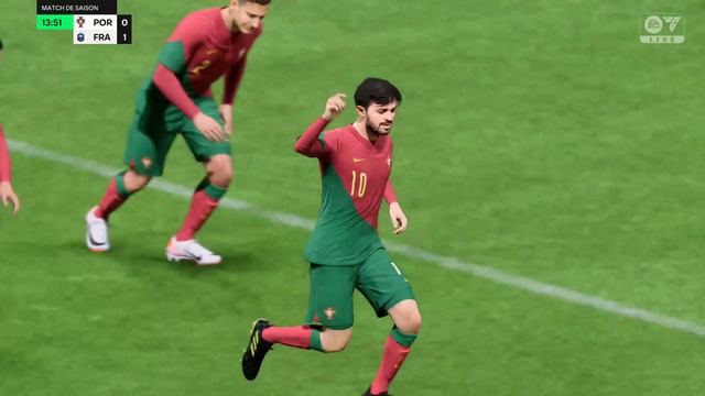 Le missile de Bernardo Silva sur fc24 смотреть онлайн