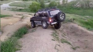 Ниссан Террано 1, проверка ходов подвески