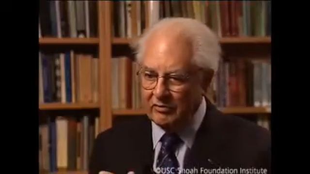 Herbert Friedman on Nazi Leader Alfred Rosenberg | USC Shoah Foundation смотреть онлайн