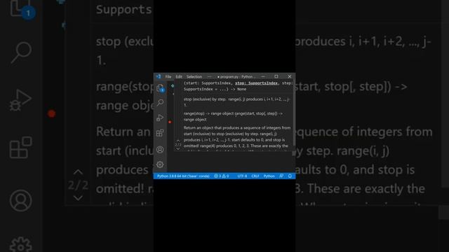 Program to print all negative numbers in a range