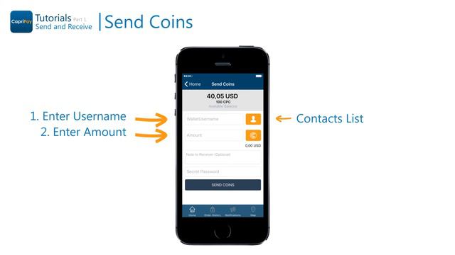 CapriPay App Tutorial Part 1 - Send and Receive смотреть онлайн