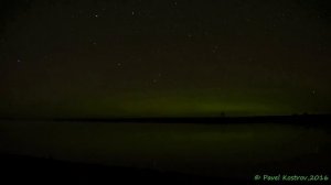 Северное сияние в Лесосибирске 27.09.16.