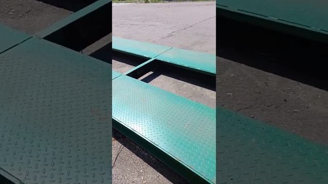 Автомобильные весы. Установленные у компании Вторпроект для приема вторсырья. АвтоВес смотреть онлайн