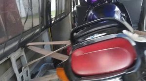 Как перевезти мотоцикл в бусе