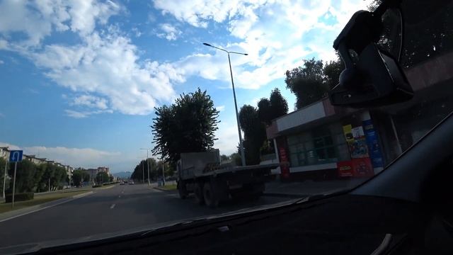 Нальчик. Кабардино-Балкария. На машине по улицам Нальчика. Nalchik. Улицы Нальчика
