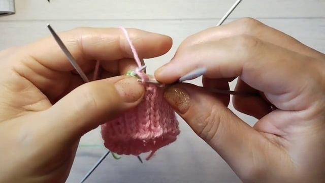 Уютный узор для кругового вязания. Для носочков. Раппорт 8 петель.