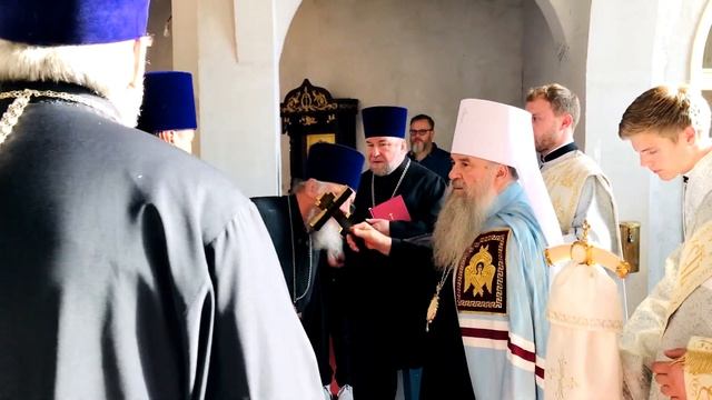 18 08 22 3 Престольный праздник в храме Преображения Господня в Лигово СПб - визит Варсонофия смотреть онлайн