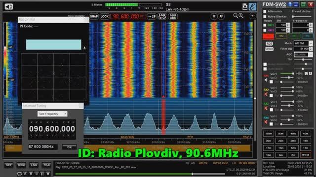 27.05.2020 09:02UTC, [Es], Radio Plovdiv, Болгария, 90.6МГц, 1752км