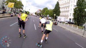 45. BMW Berlin Marathon Inlineskating 2018 - Block D - inline speed skating - GoPro