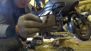 ремонт корзины сцепления SUZUKI V-STROM DL1000