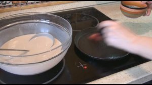 Блинчики из муки зеленой гречки. Без глютена.