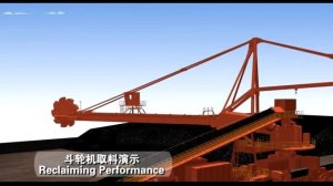 Принцип работы роторного ковшового стакер реклаймера