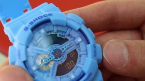 Настройка часов Casio G-SHOCK ga 110 Часть №2