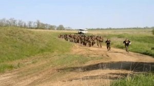Спецназ "РОСИЧ" Краповые береты марш 15км