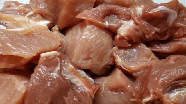 Шашлык из свинины на минералке